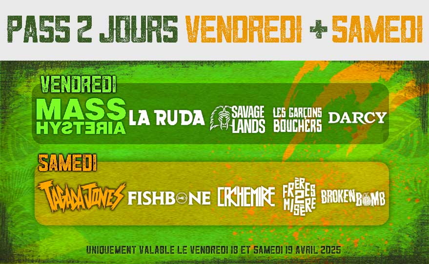Festival On n’a plus 20 ans IX – L’anniversaire de Tagada Jones | 18-20 avril 2025